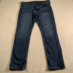 PAIGE Men's Slim Straight Jeans - Deep Blue